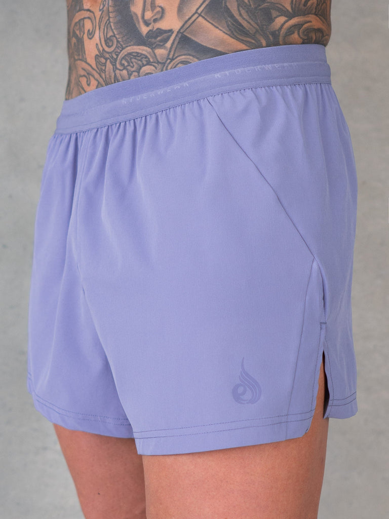Indigo Belted Shorts Blue