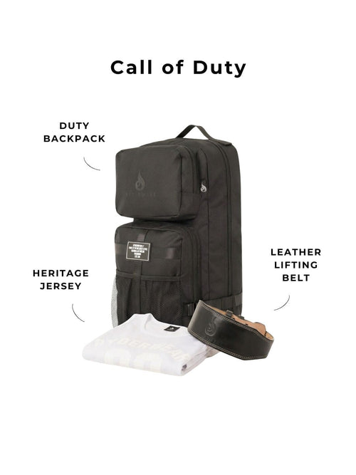 Call Of Duty Jersey • Lifting Belt • Backpack