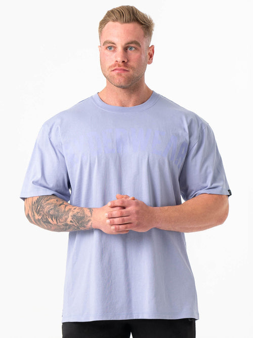 Force Oversized T-Shirt Lilac Blue