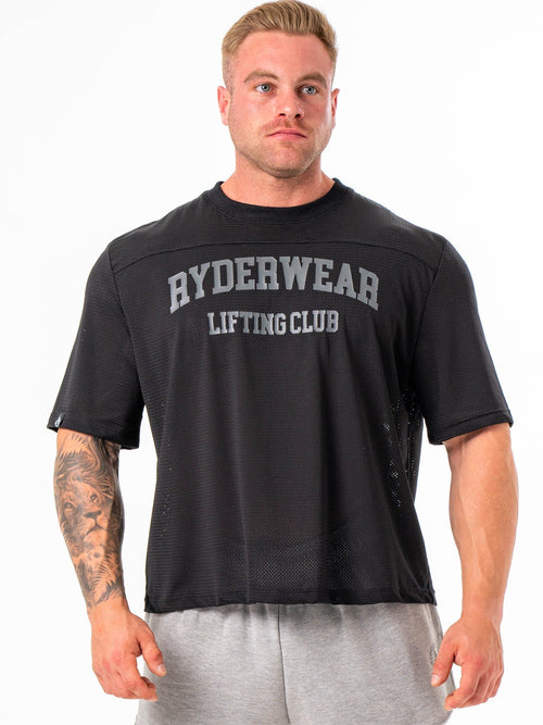 Mesh Flex T-Shirt Black