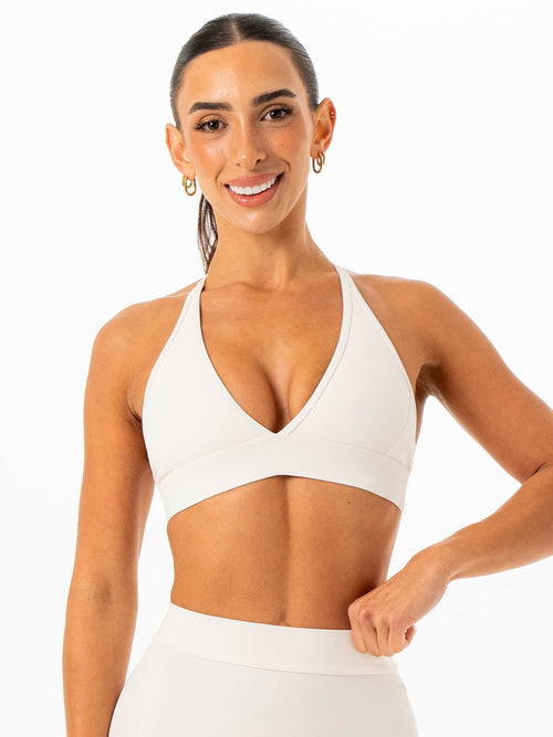 NKD Contrast Halter Bra Vanilla