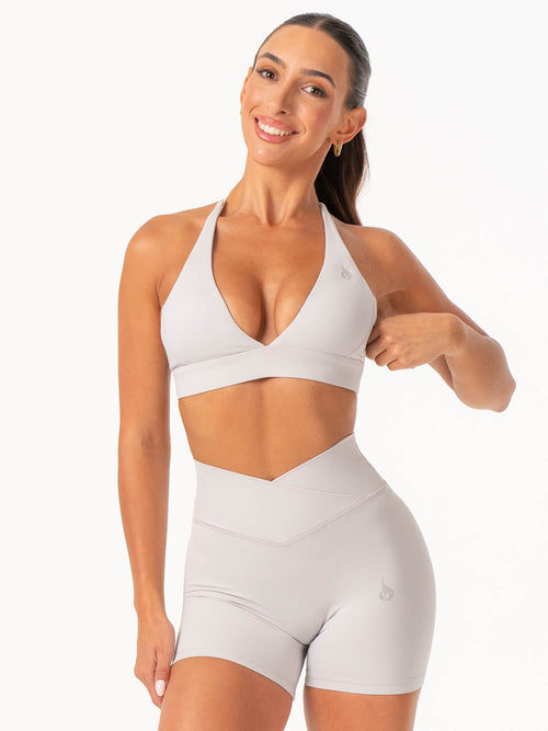 NKD Halter Sports Bra Sugar Dust