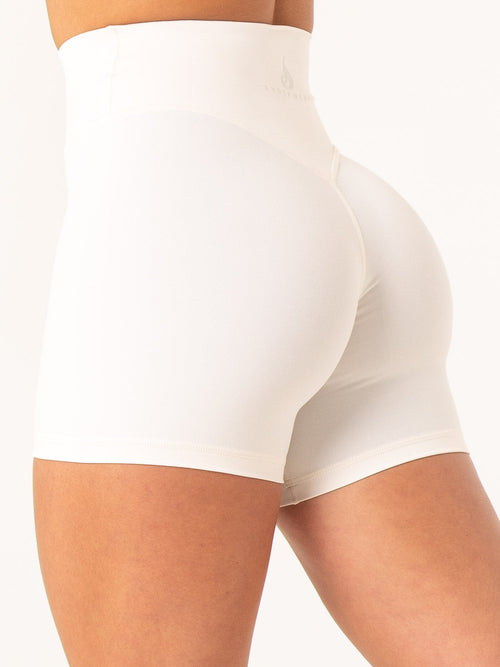 NKD High Waisted Shorts Off White