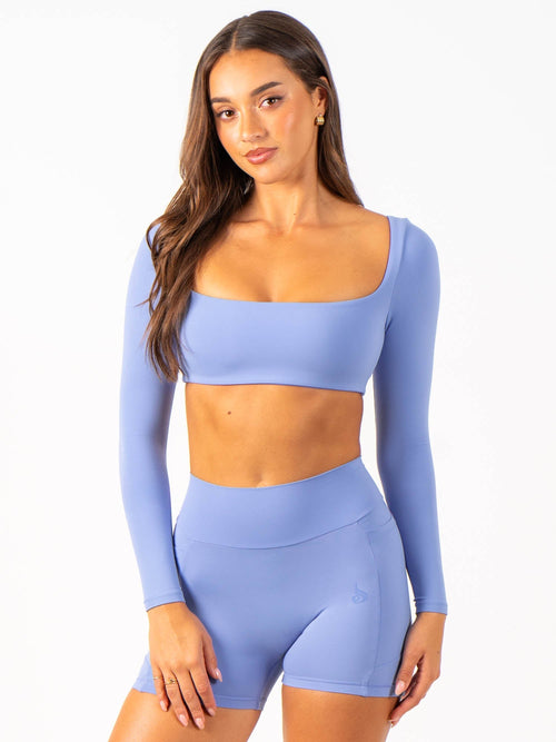 NKD Square Neck Top Dreamy Blue