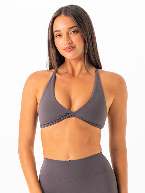 NKD Twist Sports Bra Truffle