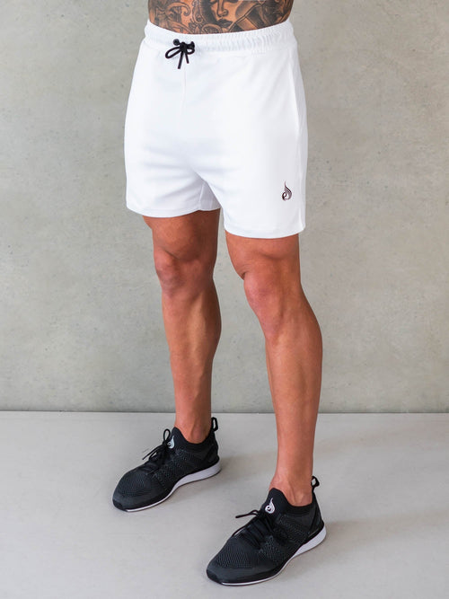 Octane Mesh Shorts White