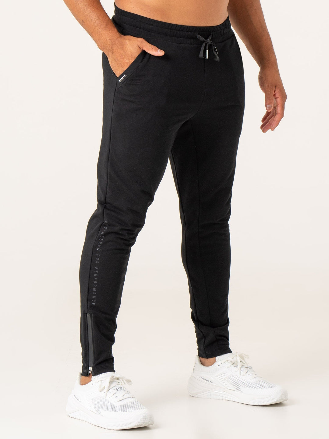 Pursuit Gym Track Pants - Black Clothing Ryderwear 