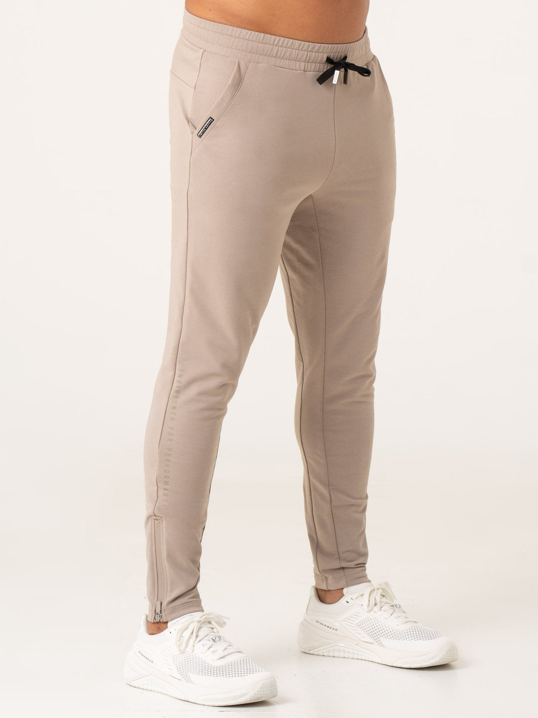 Pursuit Gym Track Pants - Taupe Clothing Ryderwear 