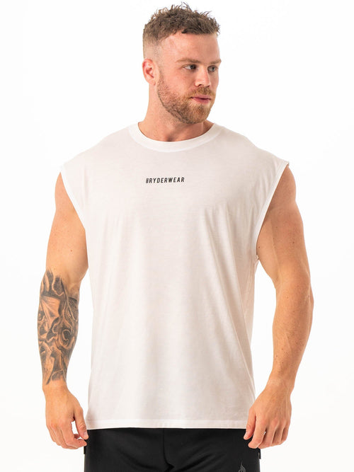 Pursuit Muscle Tank White