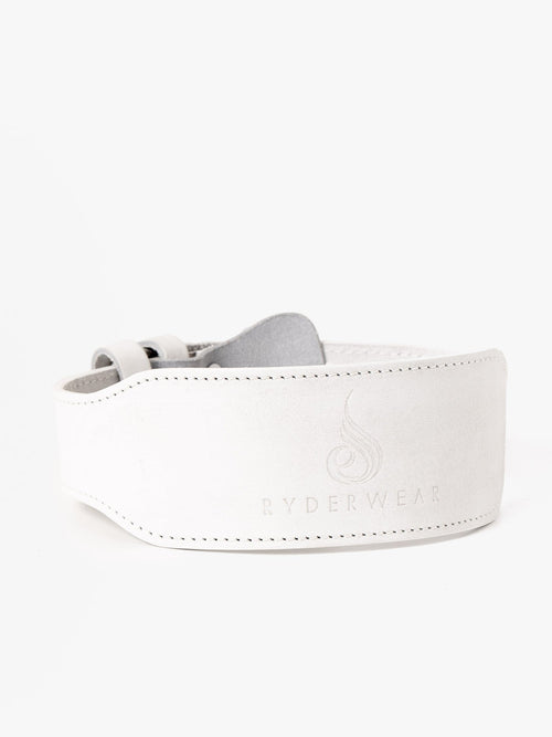 Weightlifting Belt White