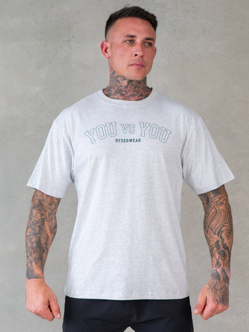 You vs You Oversized T-Shirt Snow Marl
