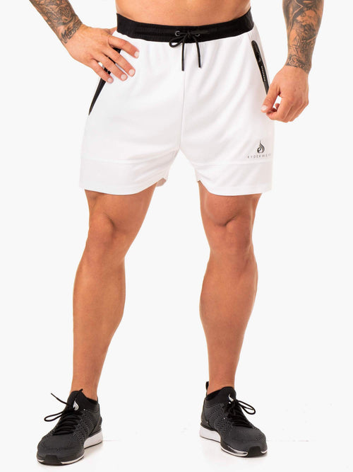 Action Mesh Short White