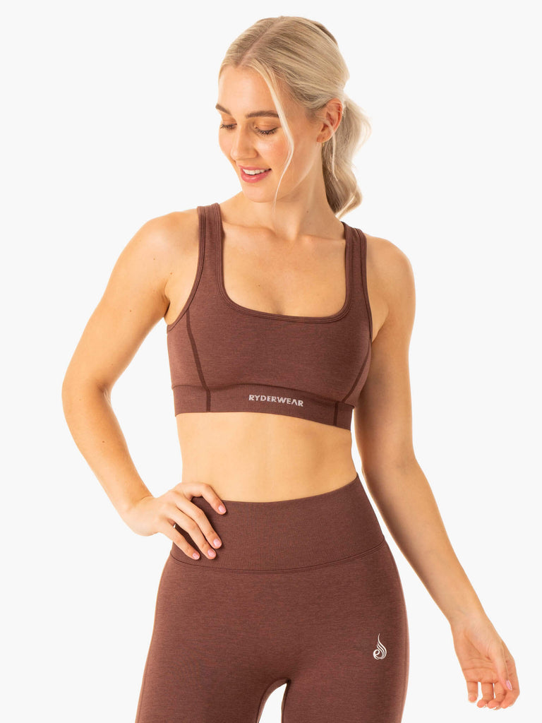 Chocolate Athletic Bra main image 0