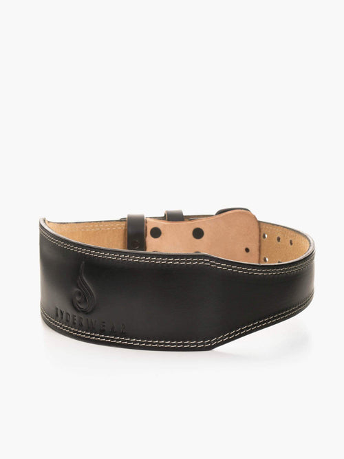 Leather Lifting Belt Black