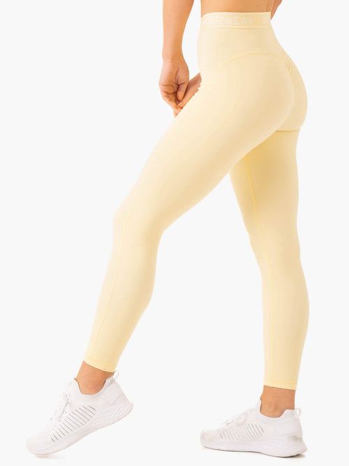 Level Up High Waisted Scrunch Leggings Butter
