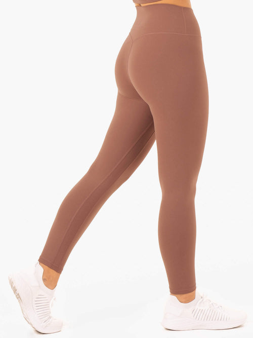 NKD Refine High Waisted Leggings Mocha