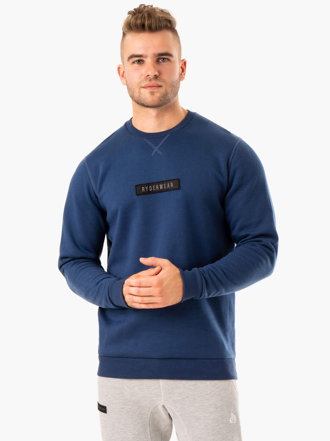 Recharge Pullover - Blue Clothing Ryderwear 