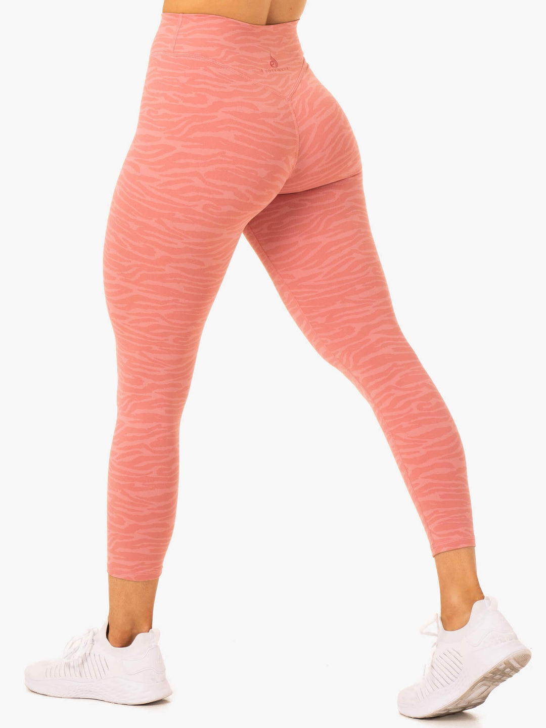 Transform High Waisted Leggings - Pink Zebra Clothing Ryderwear 