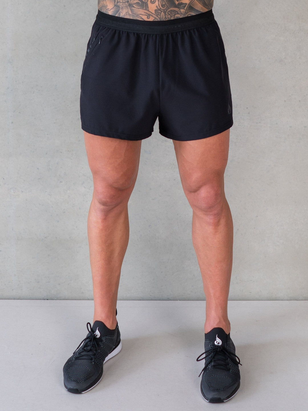 3" Training Shorts - Black Clothing Ryderwear 