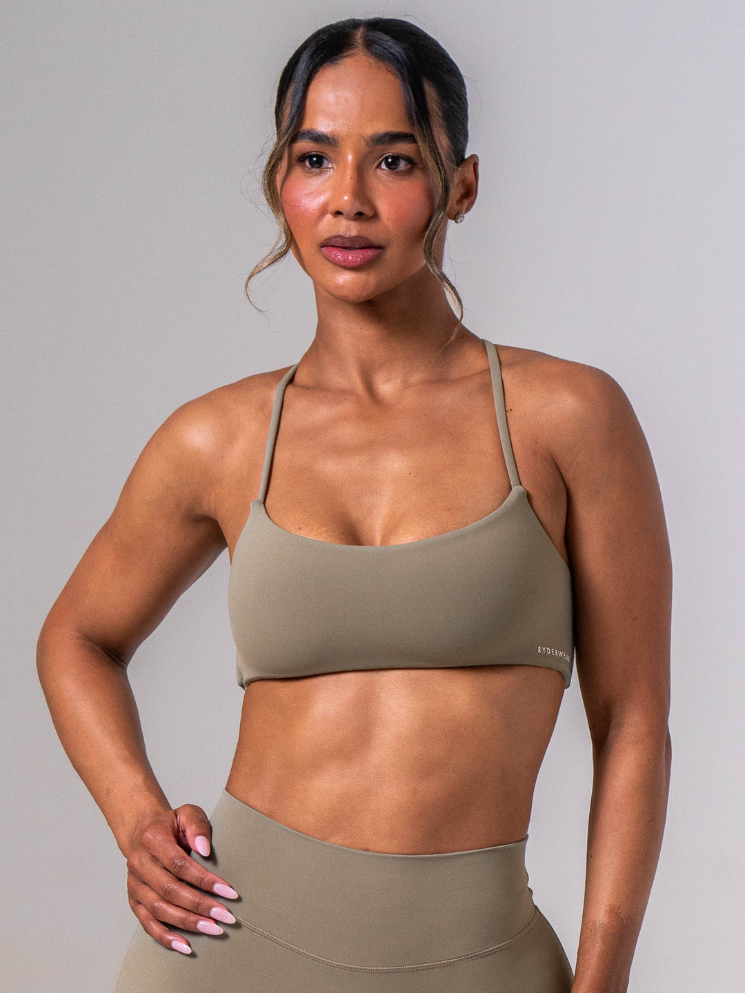 NKD Define Sports Bra - Dusty Olive
