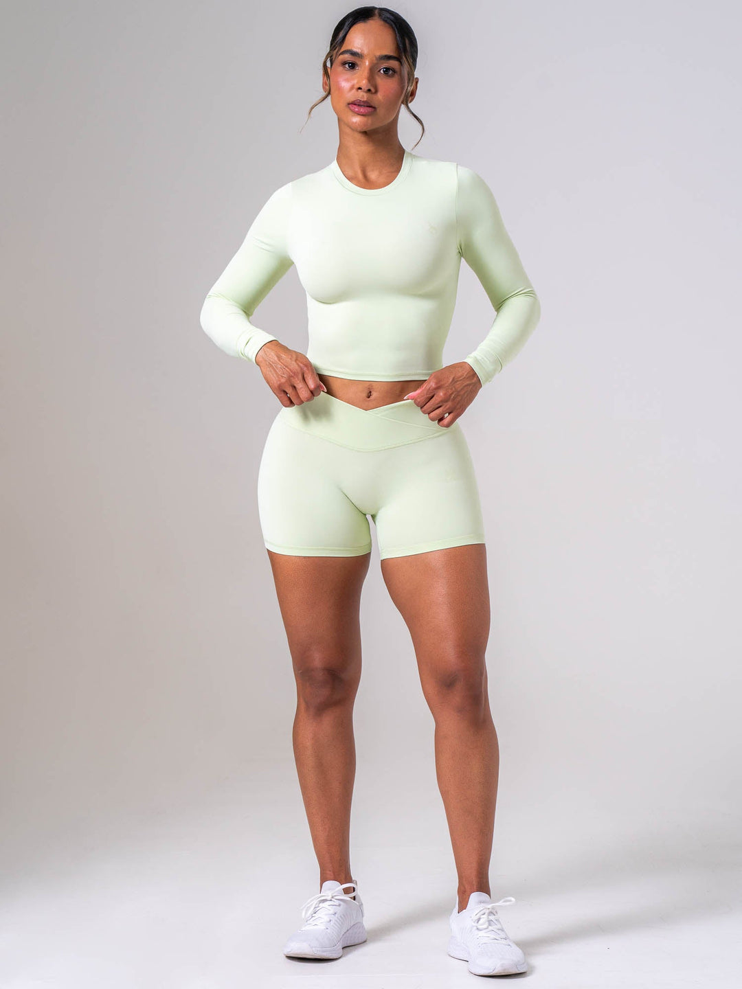 NKD Long Sleeve Top - Matcha