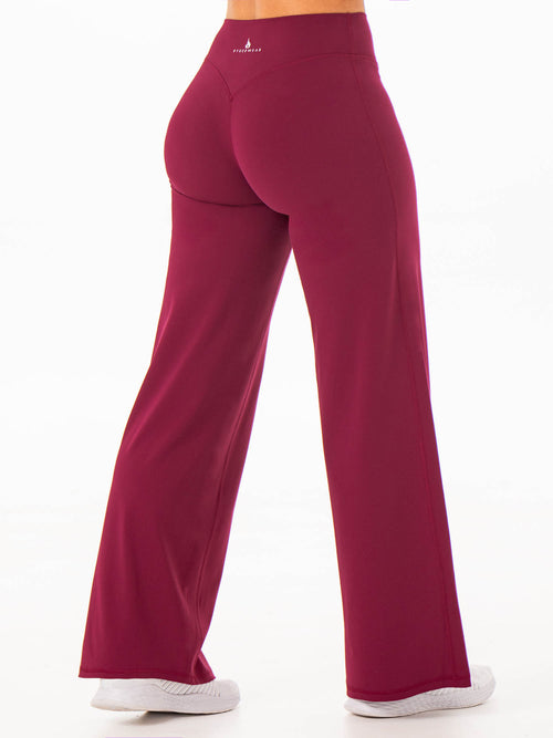NKD Wide Leggings Wine