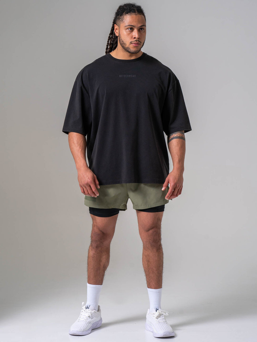 Pursuit Oversized T-shirt - Charcoal