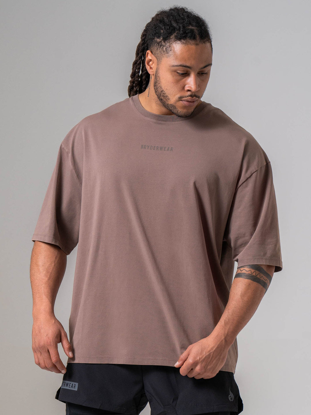 Pursuit Oversized T-shirt - Deep Taupe