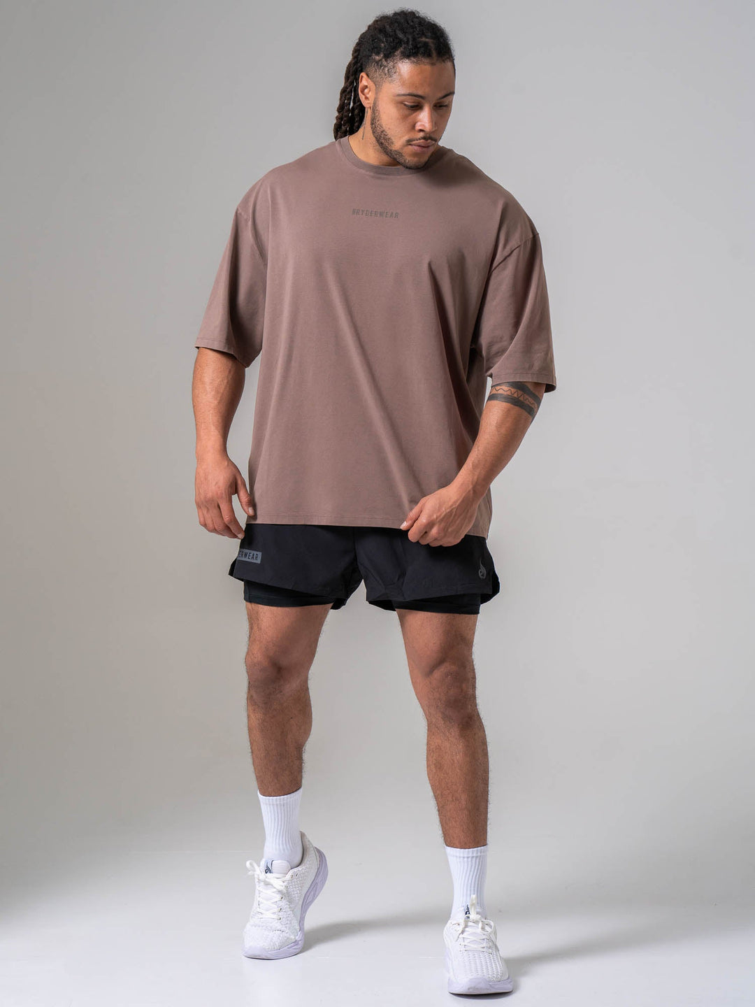 Pursuit Oversized T-shirt - Deep Taupe