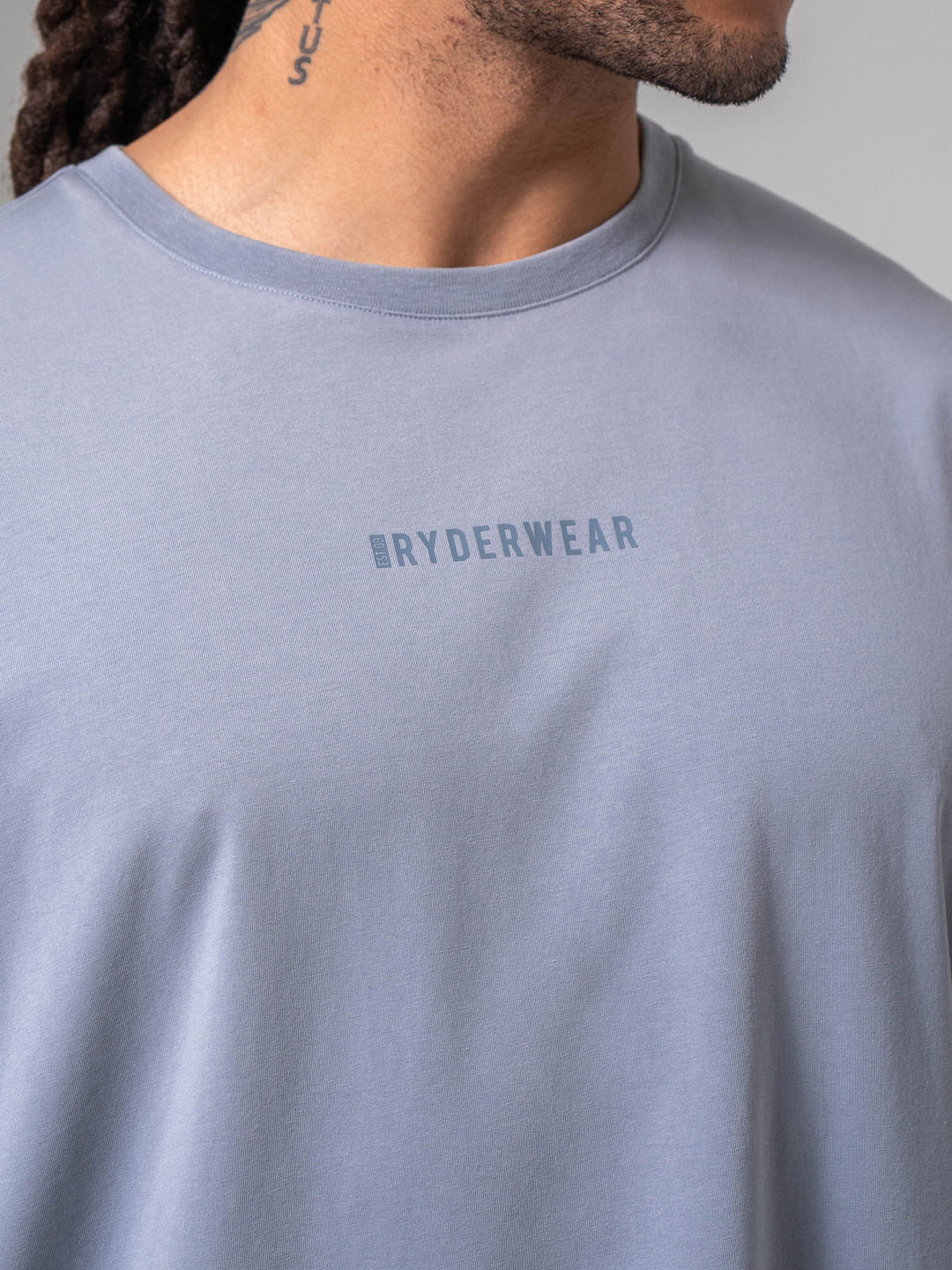 Pursuit Oversized T-shirt - Steel Blue