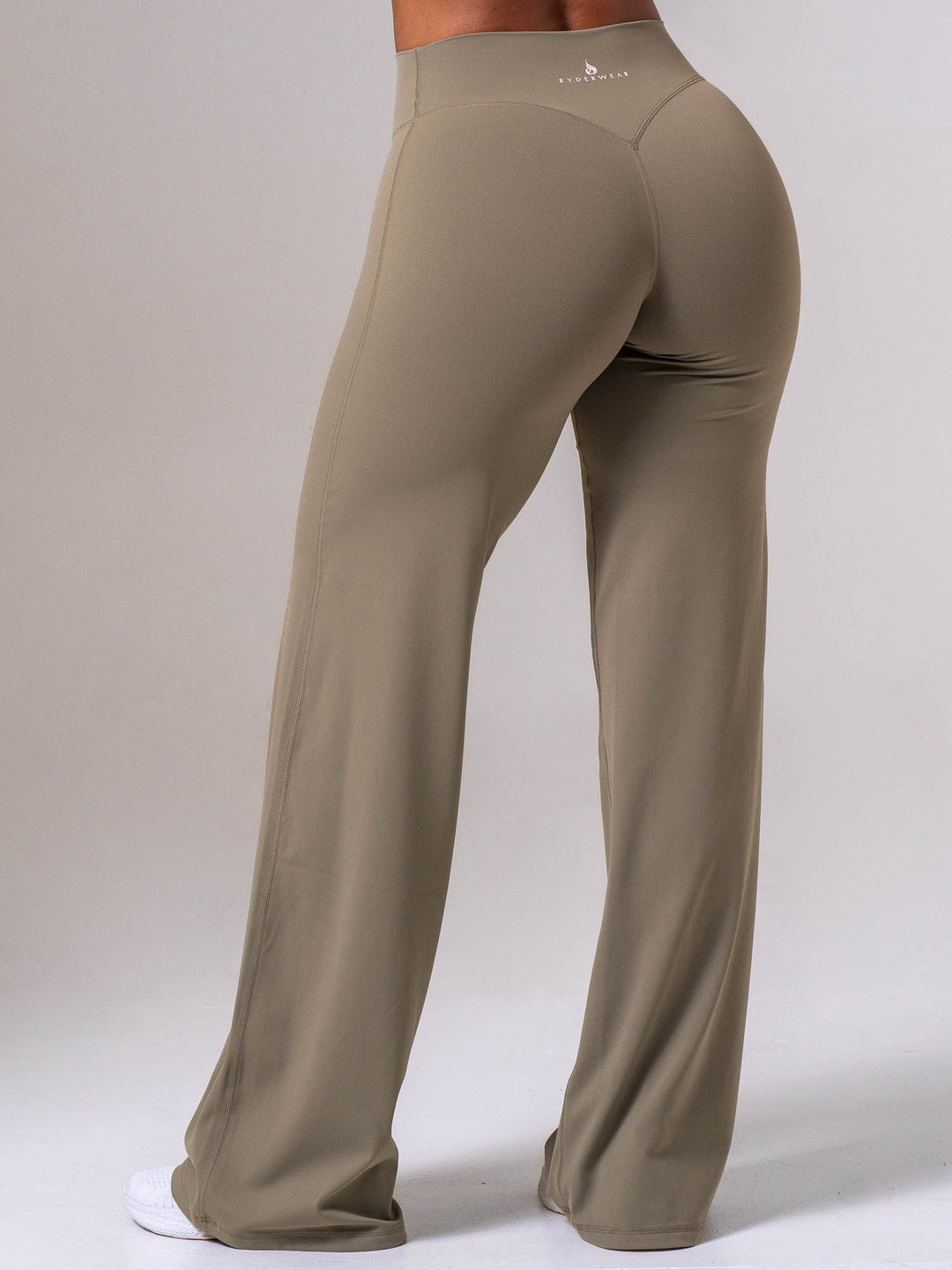 NKD Wide Leggings - Dusty Olive