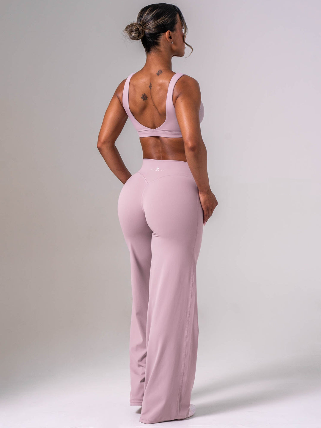 NKD Wide Leggings - Muted Mauve