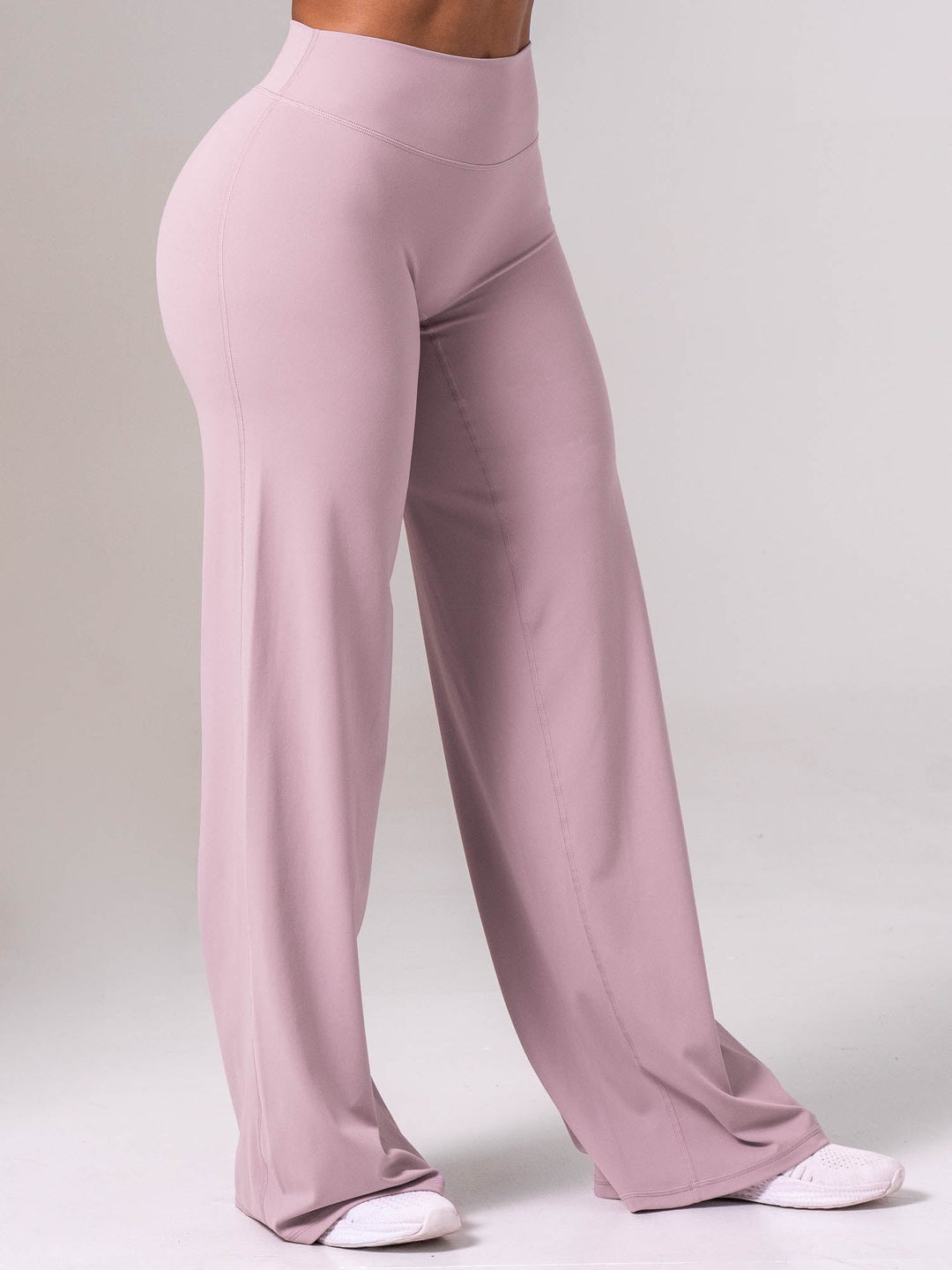 NKD Wide Leggings - Muted Mauve