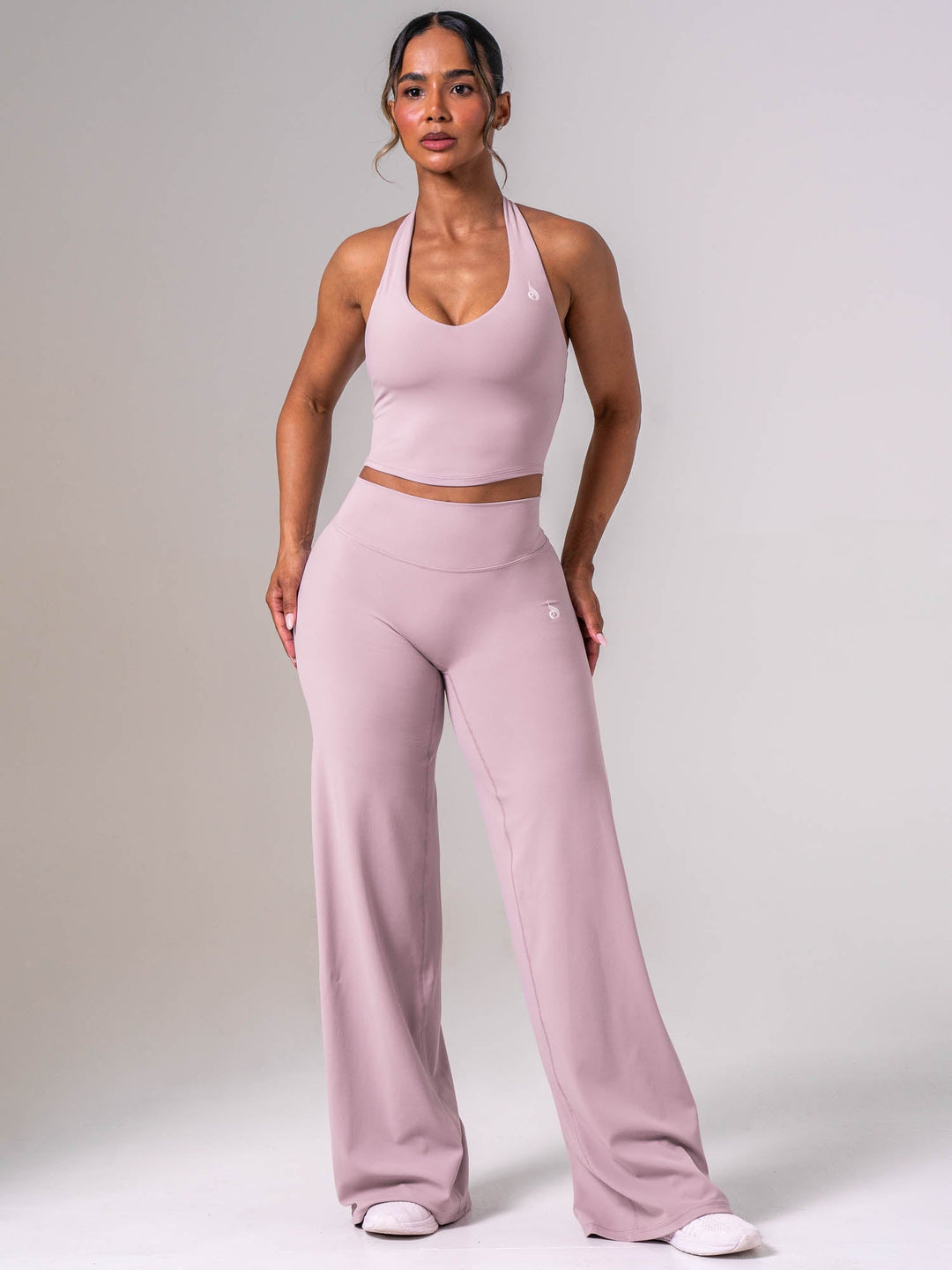 NKD Wide Leggings - Muted Mauve