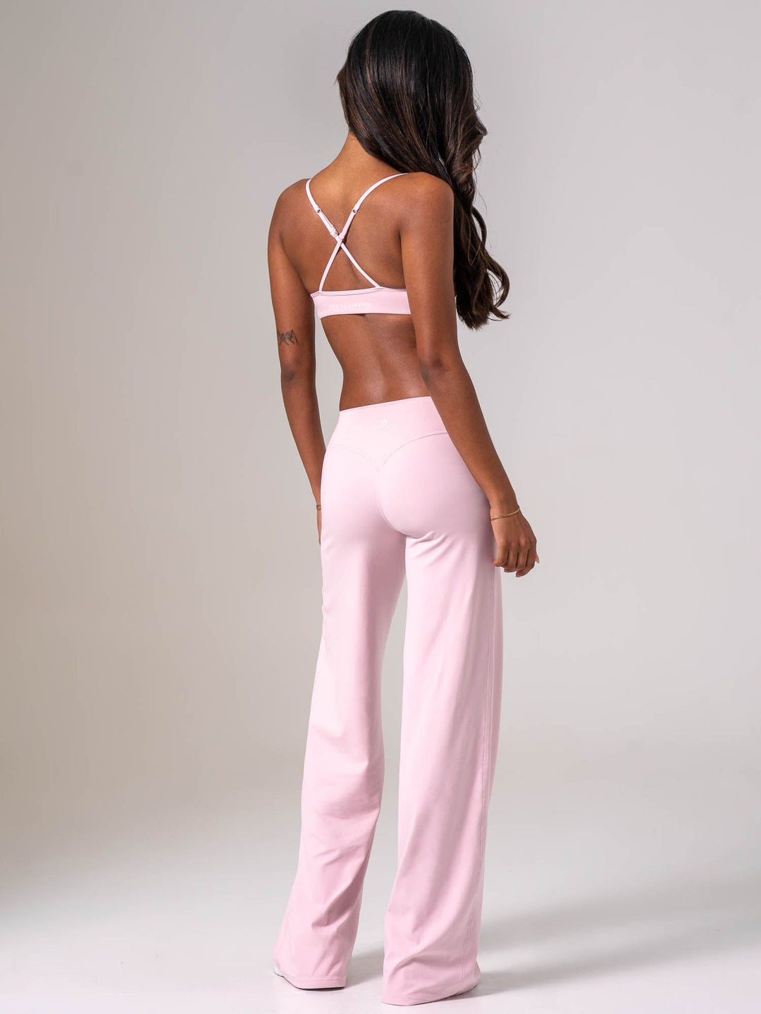 NKD Wide Leg Leggings - Fairy Floss