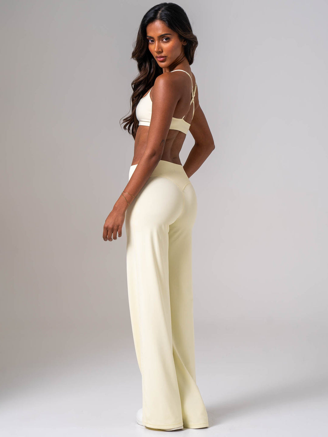 NKD Wide Leg Leggings - Limoncello