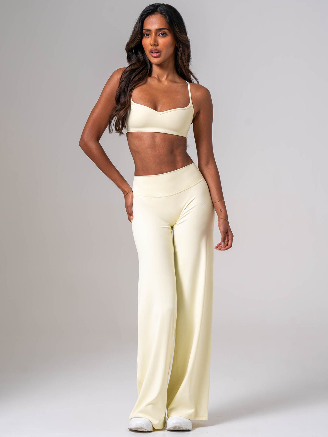 NKD Wide Leg Leggings - Limoncello