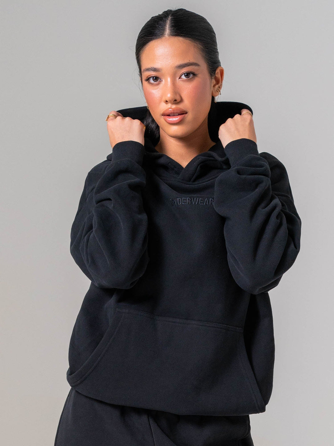 Plush Hoodie - Black