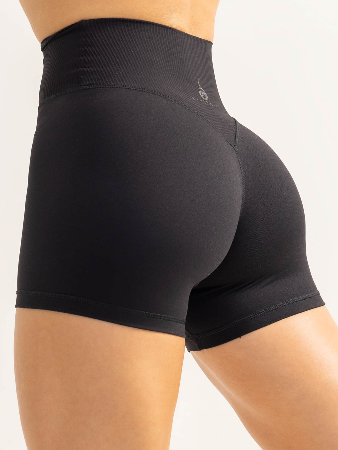 Activate High Waisted Shorts - Black Clothing Ryderwear 