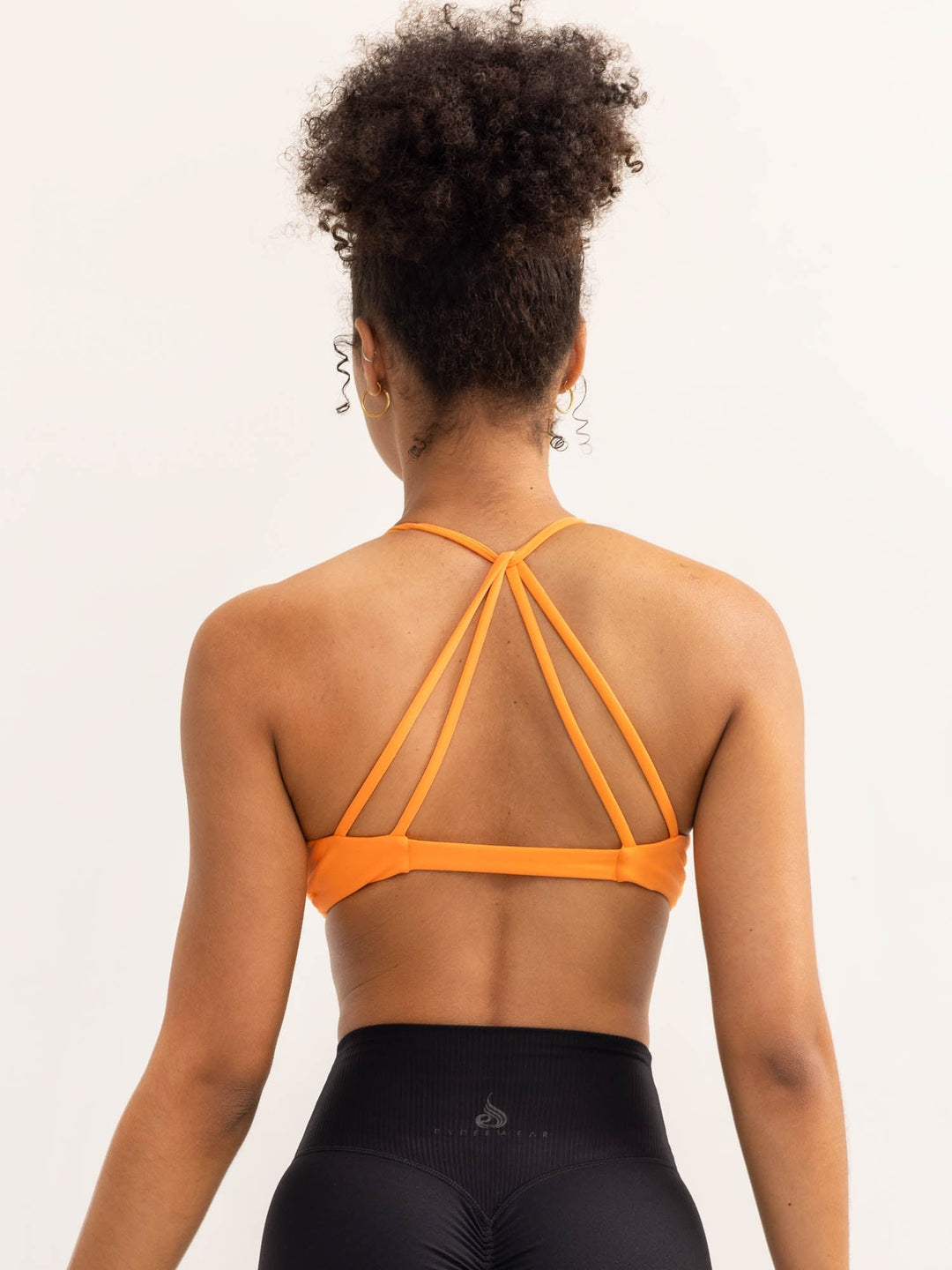 Activate Twist Sports Bra - Tangerine Clothing Ryderwear 