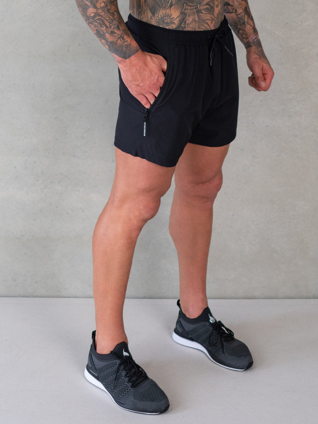 Adapt 5" Training Short - Black Clothing Ryderwear 