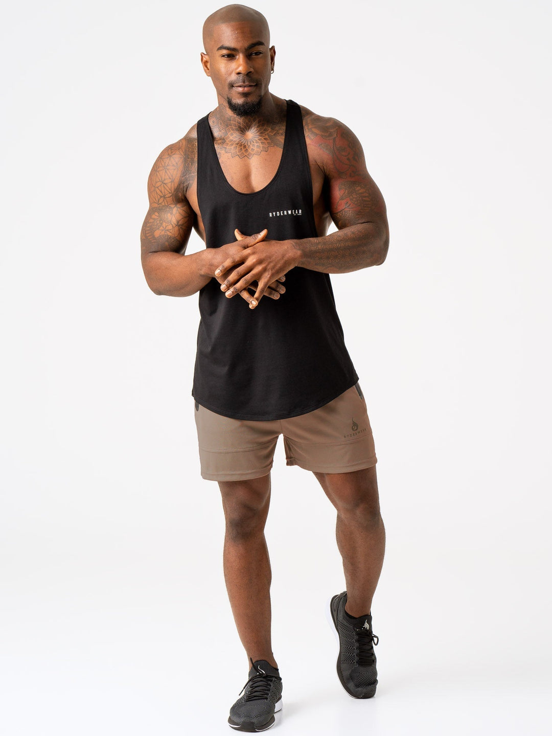 Advance Mesh Short - Taupe Clothing Ryderwear 