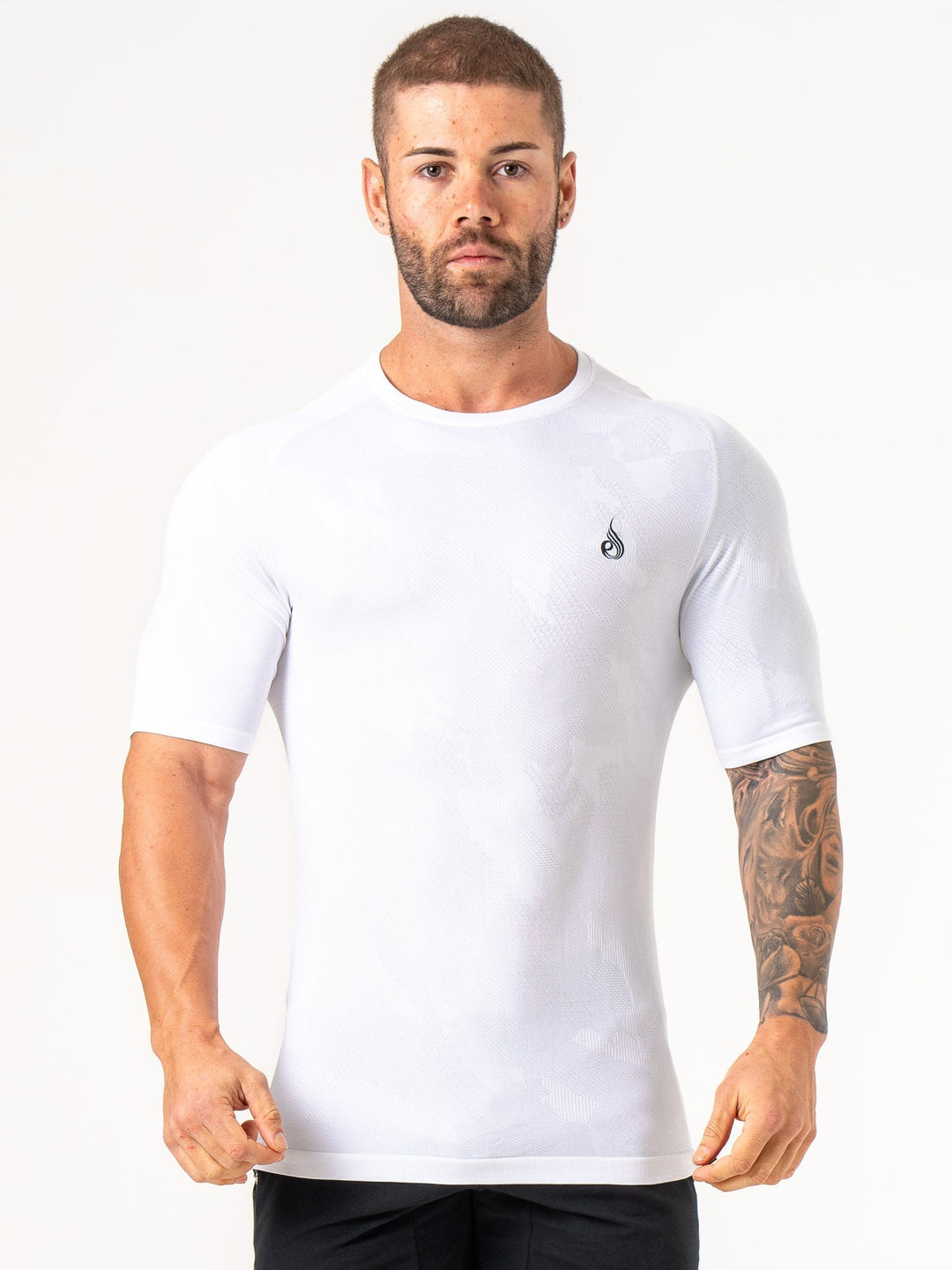 Aero Core Seamless T-Shirt - White Clothing Ryderwear 