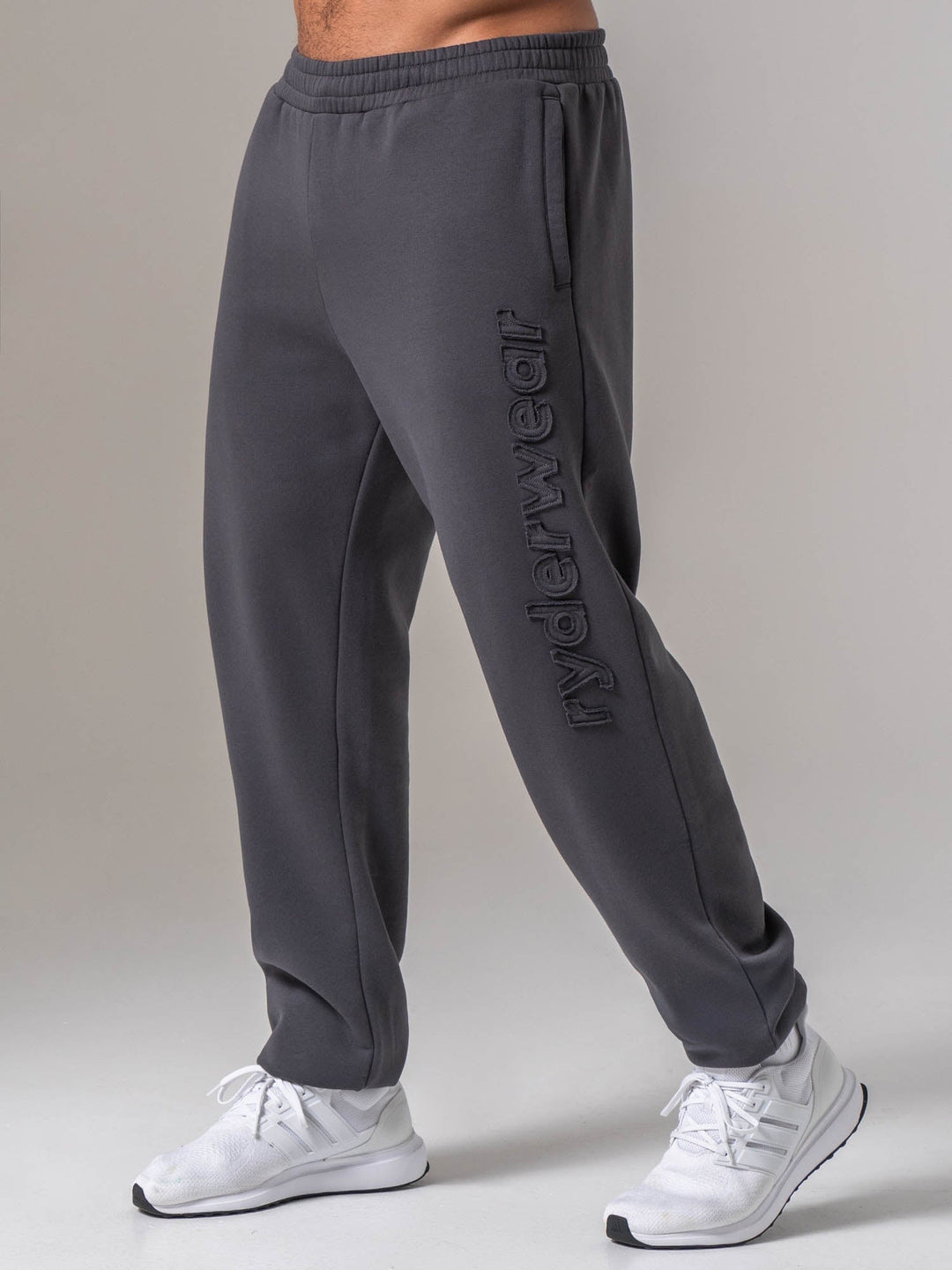 Applique Trackpant - Charcoal Clothing Ryderwear 