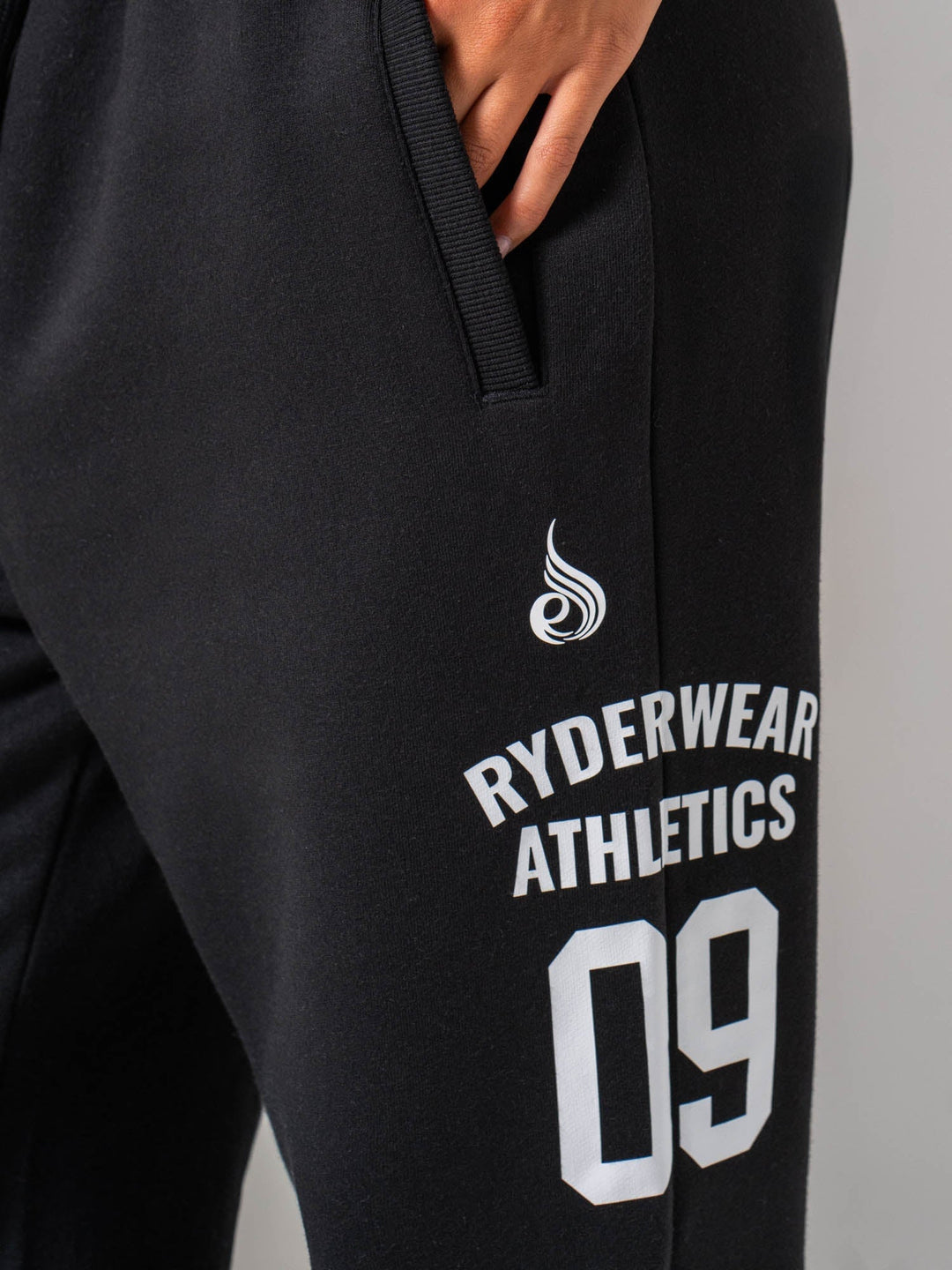 Athletic Track Pant - Black Clothing Ryderwear 