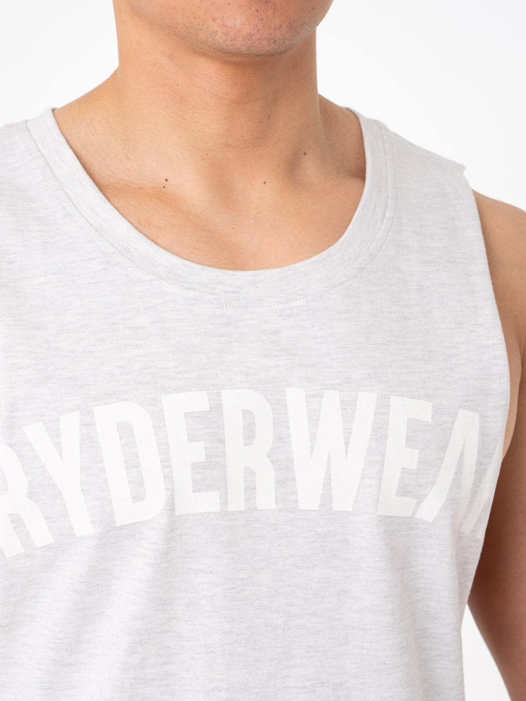 Baller Tank - Snow Marl Clothing Ryderwear 