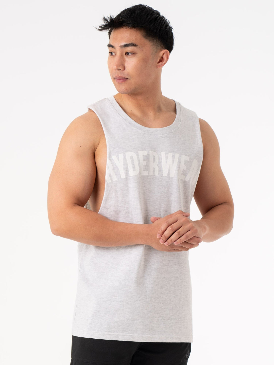 Baller Tank - Snow Marl Clothing Ryderwear 