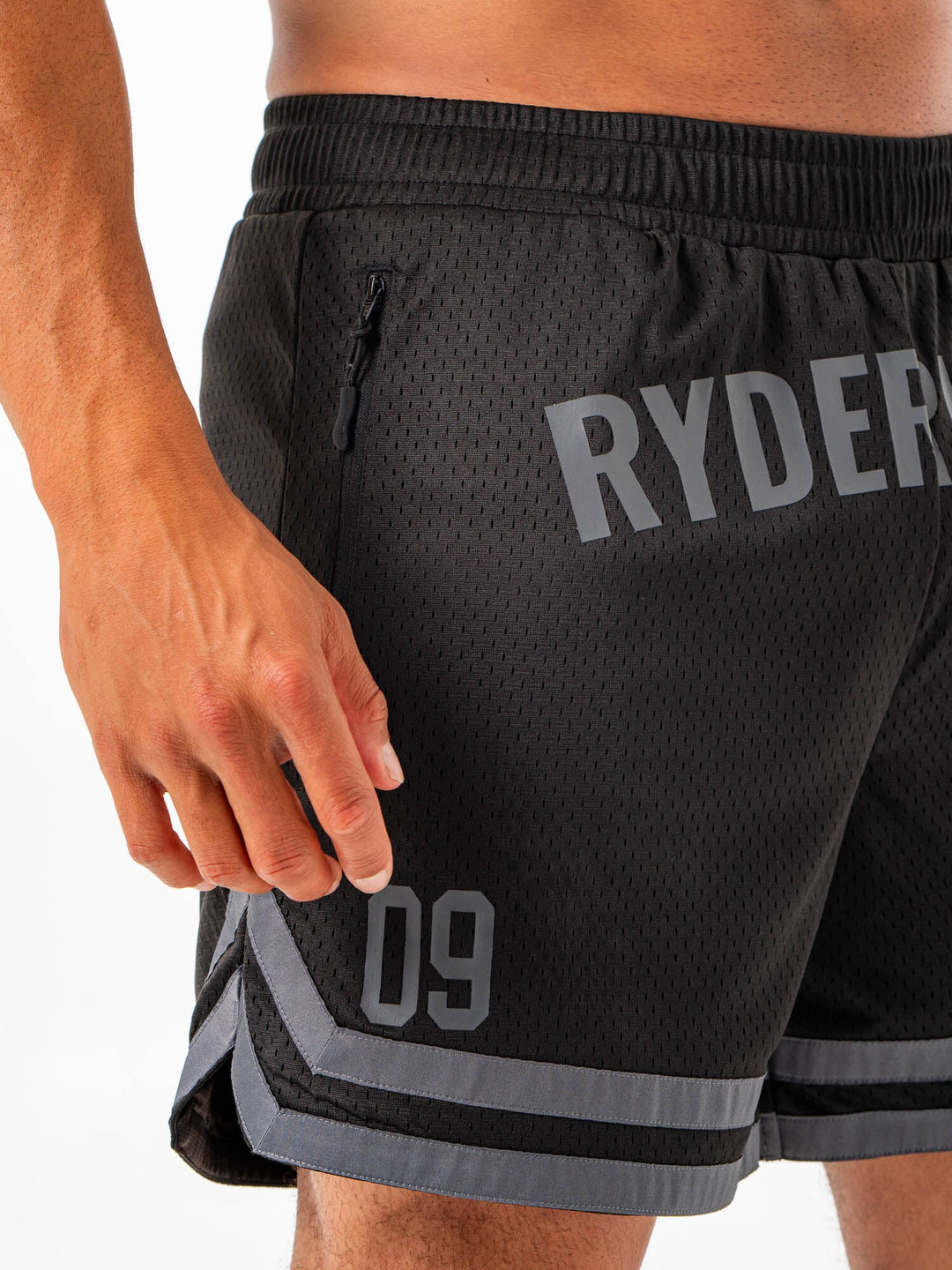 Basketball Short - Black Clothing Ryderwear 