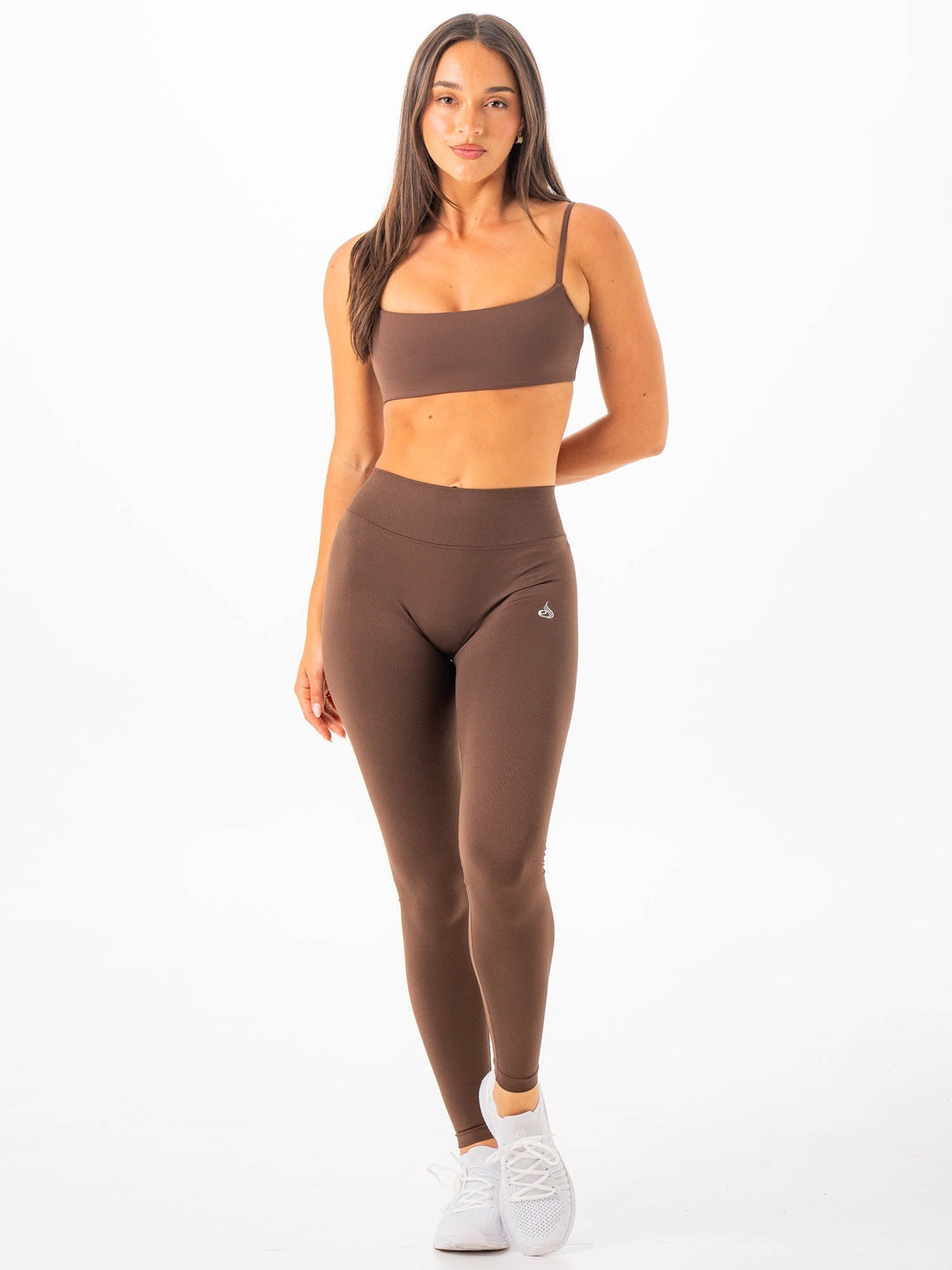 Boost Seamless Leggings - Chocolate Clothing Ryderwear 