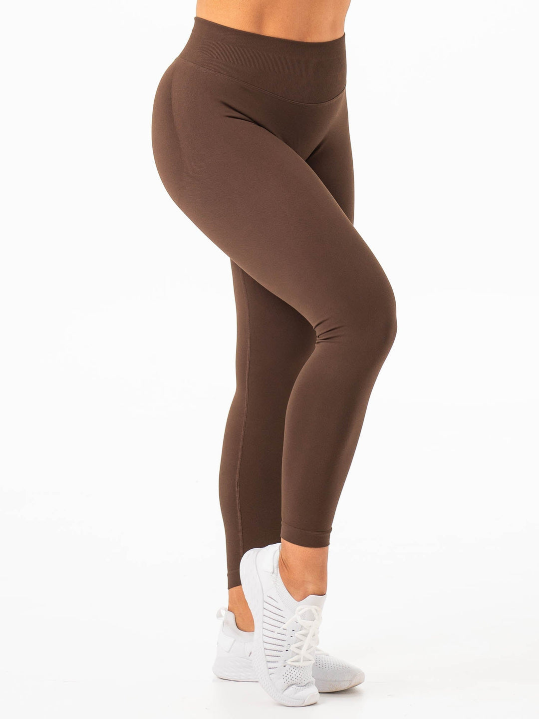 Boost Seamless Leggings - Chocolate Clothing Ryderwear 